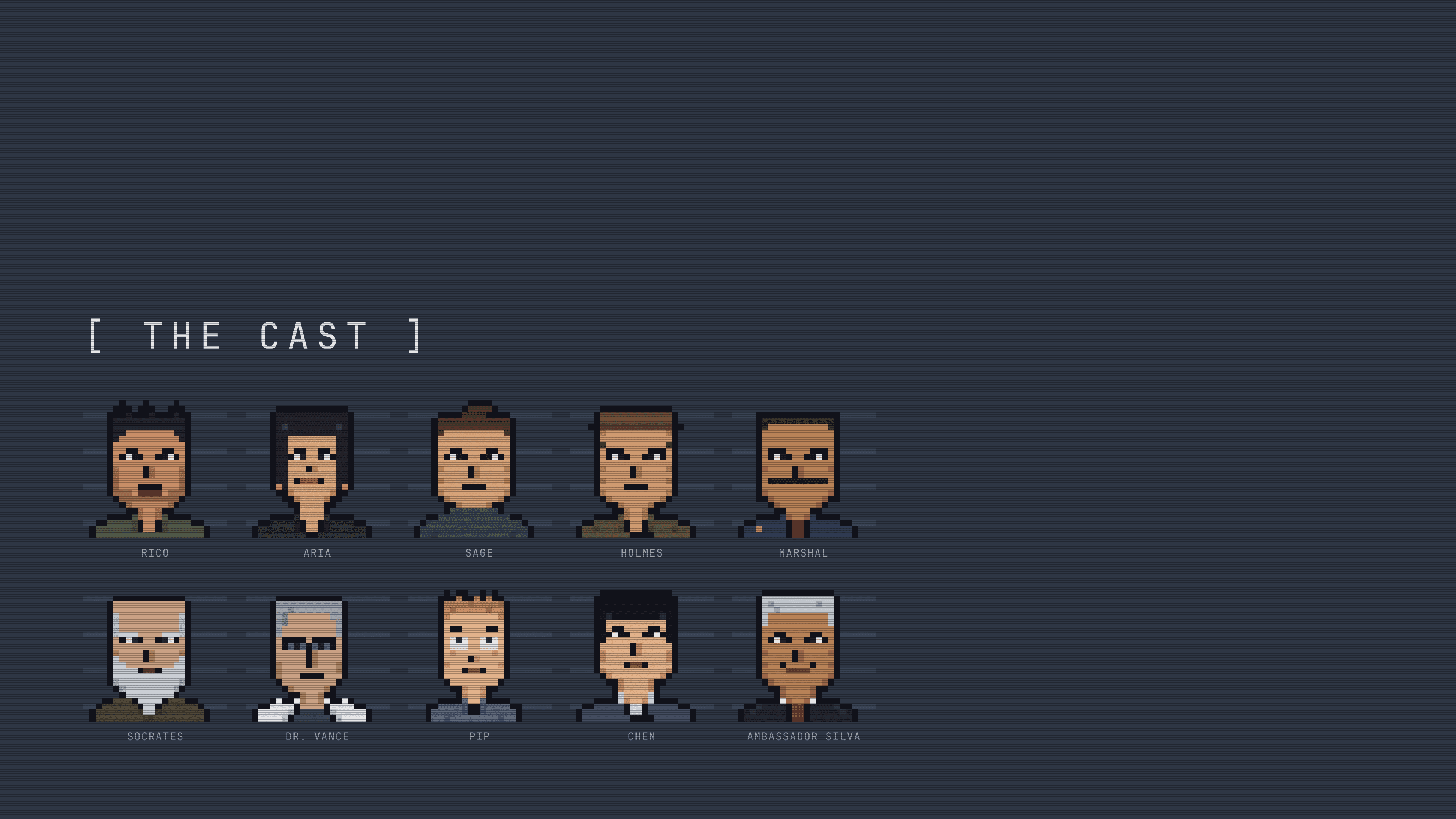 mugshots wallpaper, skin palette, monitor
